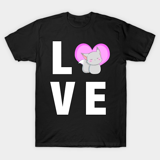 Love For My Cat T-Shirt by GirlsAndStyles